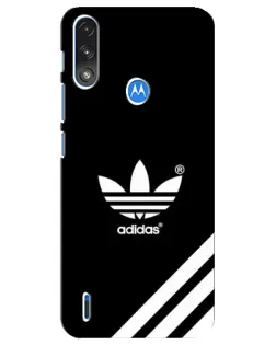 Чехол для Motorola E7 Power с картинкой «Adidas с диагональными полосами»
