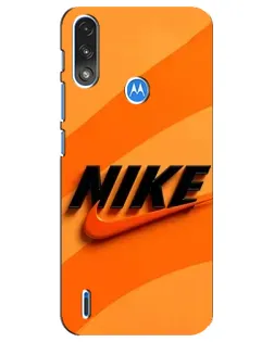 Чохол для Motorola E7 Power з картинкою «Помаранчевий драйв Nike»