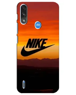 Чохол для Motorola E7 Power з картинкою «Nike — вечірній горизонт»