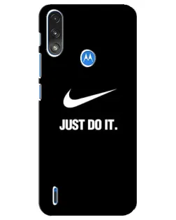 Чохол для Motorola E7 Power з картинкою «Класичний принт Nike»