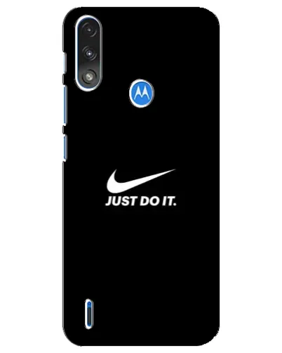 Чохол для Motorola E7 Power з картинкою «Мінімалізм від Nike»