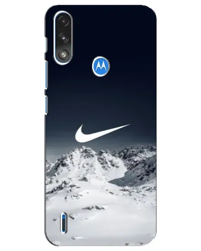 Чохол для Motorola E7 Power з картинкою «Nike — зимові гори»
