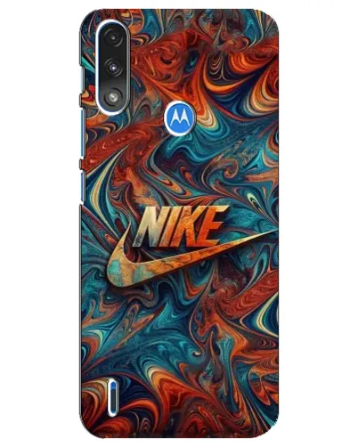 Чохол для Motorola E7 Power з картинкою «Nike в абстракції»