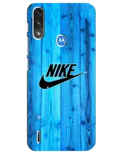 Чохол для Motorola E7 Power з картинкою «Блакитне дерево Nike»