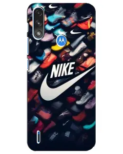 Чохол для Motorola E7 Power з картинкою «Колекція кросівок Nike»