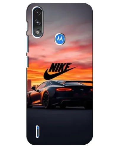 Чохол для Motorola E7 Power з картинкою «Nike та суперкар»