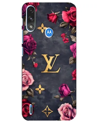 Чехол для Motorola E7 Power с картинкой «Цветочный Louis Vuitton» Чехол для Motorola E7 Power с картинкой «Цветочный Louis Vuitton»
