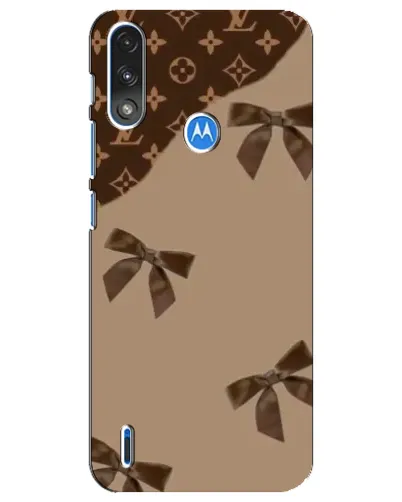 Чехол для Motorola E7 Power с картинкой «LV — кофейный атлас» Чехол для Motorola E7 Power с картинкой «LV — кофейный атлас»