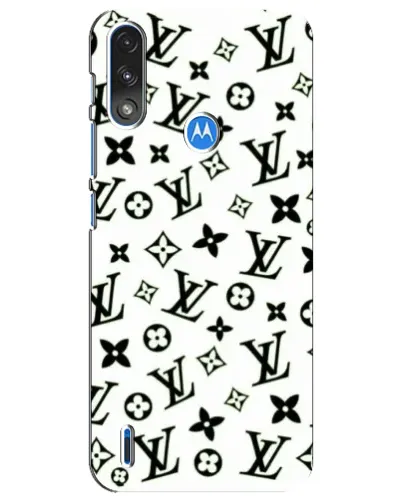 Чехол для Motorola E7 Power с картинкой «Монохромный хаос LV» Чехол для Motorola E7 Power с картинкой «Монохромный хаос LV»