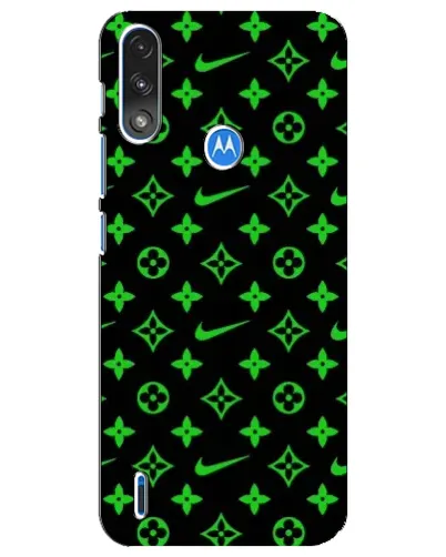 Чехол для Motorola E7 Power с картинкой «Неоновый принт LV» Чехол для Motorola E7 Power с картинкой «Неоновый принт LV»
