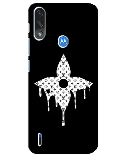 Чехол для Motorola E7 Power с картинкой «Цветочная монограмма» Чехол для Motorola E7 Power с картинкой «Цветочная монограмма»