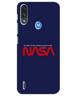 Чехол для Motorola E7 Power с картинкой «NASA — глубокий космос»