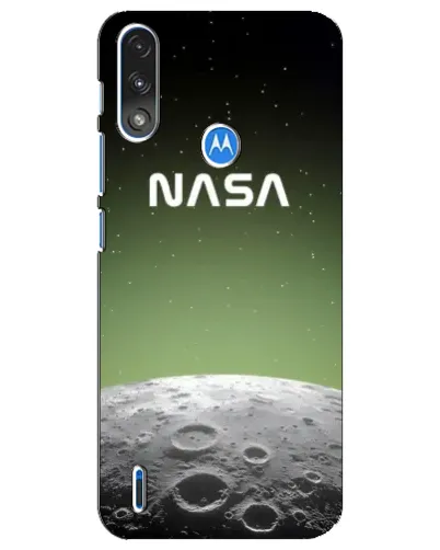 Чехол для Motorola E7 Power с картинкой «NASA — лунный градиент» Чехол для Motorola E7 Power с картинкой «NASA — лунный градиент»