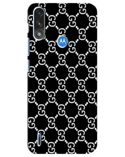 Чохол для Motorola E7 Power з картинкою «Gucci — сітчастий паттерн»