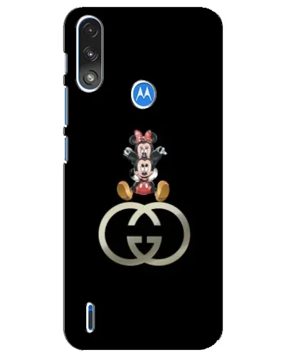 Чохол для Motorola E7 Power з картинкою «Мінні Маус на лого» Чохол для Motorola E7 Power з картинкою «Мінні Маус на лого»
