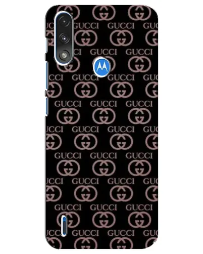 Чохол для Motorola E7 Power з картинкою «Класична монограма Gucci» Чохол для Motorola E7 Power з картинкою «Класична монограма Gucci»