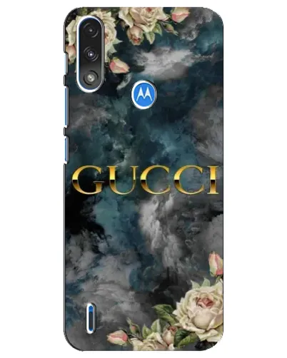 Чохол для Motorola E7 Power з картинкою «Абстрактні квіти Gucci» Чохол для Motorola E7 Power з картинкою «Абстрактні квіти Gucci»