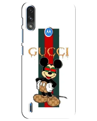 Чохол для Motorola E7 Power з картинкою «Міккі Маус Gucci — смуги» Чохол для Motorola E7 Power з картинкою «Міккі Маус Gucci — смуги»