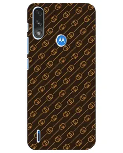 Чохол для Motorola E7 Power з картинкою «Gucci — золоті діагоналі»