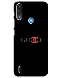 Чохол для Motorola E7 Power з картинкою «Gucci — червоний градієнт»