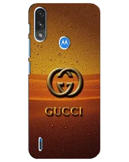 Чехол для Motorola E7 Power с картинкой «Gucci — солнечный градиент»