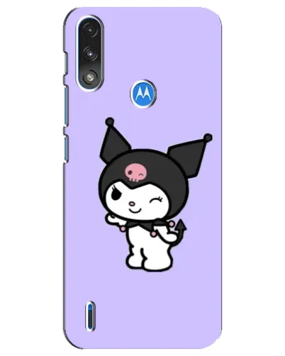 Чехол для Motorola E7 Power с картинкой «Классическая Kuromi»