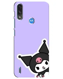 Чохол для Motorola E7 Power з картинкою «Кумедна Kuromi»