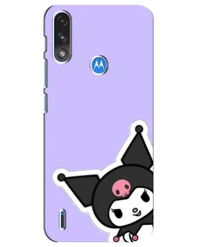 Чехол для Motorola E7 Power с картинкой «Забавная Kuromi»