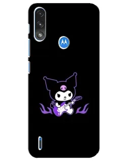 Чохол для Motorola E7 Power з картинкою «Електрична Kuromi»