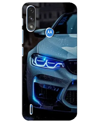 Чохол для Motorola E7 Power з картинкою «Погляд BMW з синіми фарами» Чохол для Motorola E7 Power з картинкою «Погляд BMW з синіми фарами»