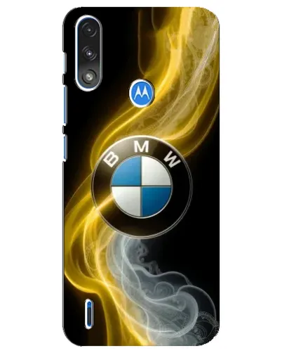 Чохол для Motorola E7 Power з картинкою «Золотистий дим BMW» Чохол для Motorola E7 Power з картинкою «Золотистий дим BMW»