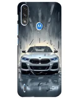 Чохол для Motorola E7 Power з картинкою «BMW у світлі фар»