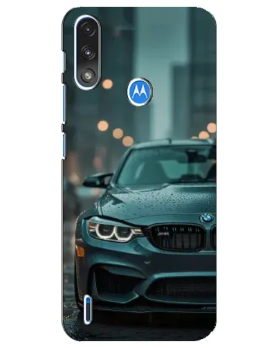 Чохол для Motorola E7 Power з картинкою «BMW у вогнях міста» Чохол для Motorola E7 Power з картинкою «BMW у вогнях міста»
