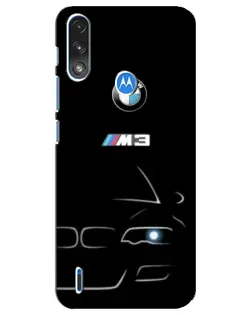 Чохол для Motorola E7 Power з картинкою «Мінімалістичний принт BMW M3»