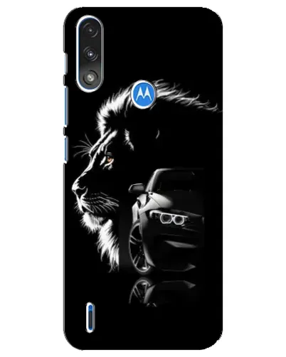 Чохол для Motorola E7 Power з картинкою «BMW та лев» Чохол для Motorola E7 Power з картинкою «BMW та лев»