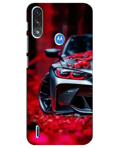 Чохол для Motorola E7 Power з картинкою «Спортивна BMW та квіти» Чохол для Motorola E7 Power з картинкою «Спортивна BMW та квіти»