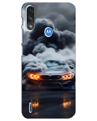 Чохол для Motorola E7 Power з картинкою «BMW у диму» Чохол для Motorola E7 Power з картинкою «BMW у диму»