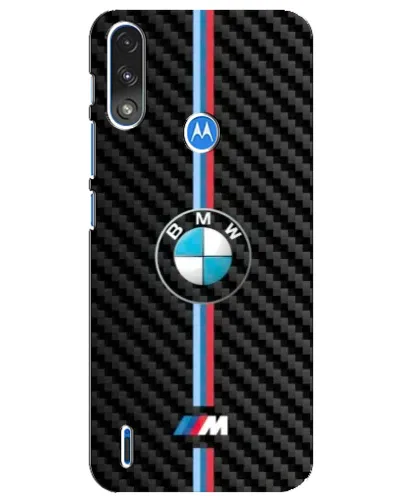 Чохол для Motorola E7 Power з картинкою «Емблема BMW та карбон» Чохол для Motorola E7 Power з картинкою «Емблема BMW та карбон»