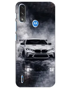 Чохол для Motorola E7 Power з картинкою «BMW крізь туман»