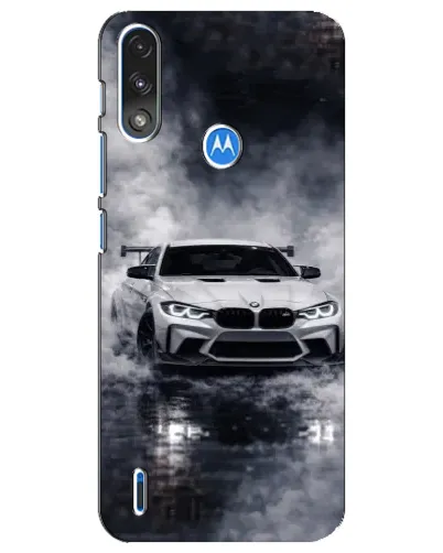 Чохол для Motorola E7 Power з картинкою «BMW крізь туман» Чохол для Motorola E7 Power з картинкою «BMW крізь туман»