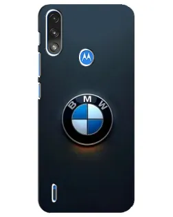 Чохол для Motorola E7 Power з картинкою «Логотип BMW — мінімалізм»