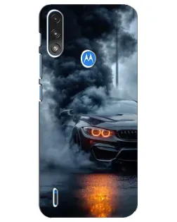 Чехол для Motorola E7 Power с картинкой «BMW M-Power — абстракция»