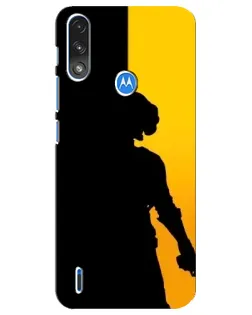 Чехол для Motorola E7 Power с картинкой «Тень воина PUBG»