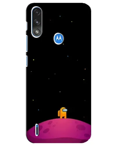 Чохол для Motorola E7 Power з картинкою «Самотній герой на планеті» Чохол для Motorola E7 Power з картинкою «Самотній герой на планеті»