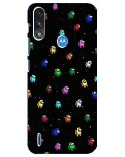 Чохол для Motorola E7 Power з картинкою «Екіпаж Among Us»