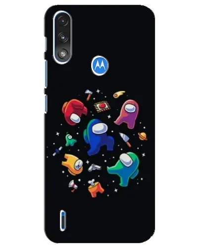 Чохол для Motorola E7 Power з картинкою «Among Us космос» Чохол для Motorola E7 Power з картинкою «Among Us космос»