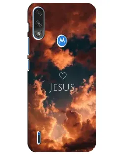 Чохол для Motorola E7 Power з картинкою «Сяйво Імені Jesus»