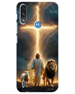 Чохол для Motorola E7 Power з картинкою «Лев Юди та Світло»