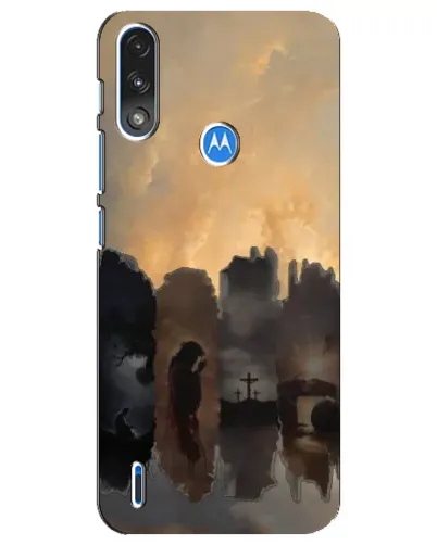 Чехол для Motorola E7 Power с картинкой «Дорога к вере»