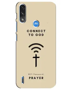 Чохол для Motorola E7 Power з картинкою «Молитва Connect»